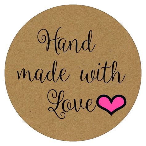 handmade with love stickers|made with love labels personalized.